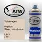 Preview: Volkswagen, Papillon Silver Heliochrome, LB4V / P3: 400ml Sprühdose, von ATW Autoteile West.